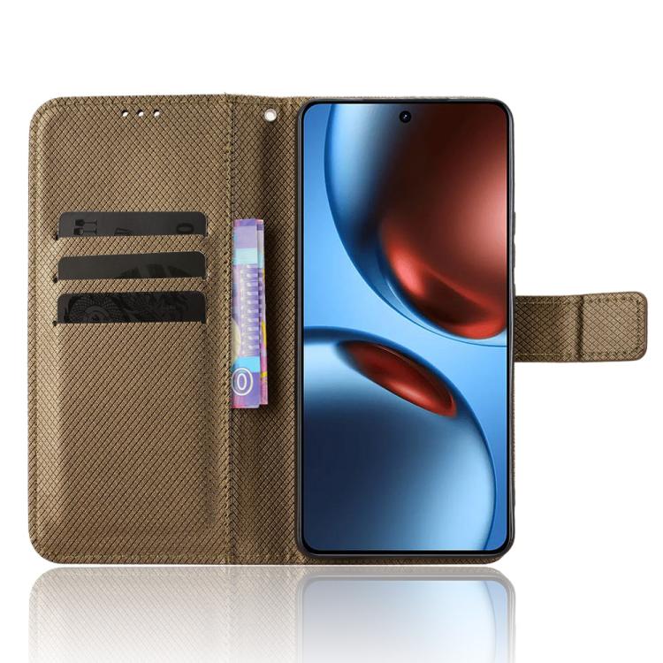 For Realme GT 7 5G Diamond Texture Leather Phone Case
