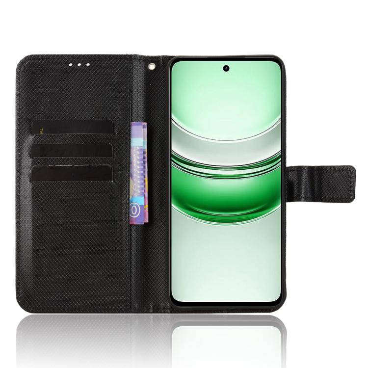 For Realme C71 4G Diamond Texture Leather Phone Case