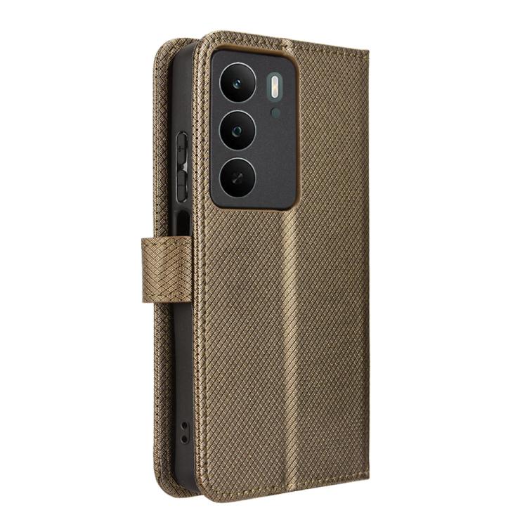 For Realme C71 4G Diamond Texture Leather Phone Case