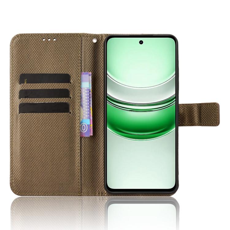 For Realme C71 4G Diamond Texture Leather Phone Case