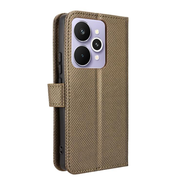 For Realme 15 5G / 15 Pro 5G Diamond Texture Leather Phone Case