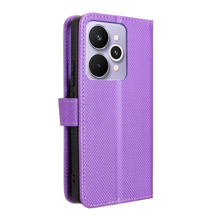 For Realme 15 5G / 15 Pro 5G Diamond Texture Leather Phone Case