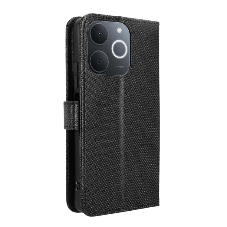 For Realme C71 4G India / Note 70T 4G Diamond Texture Leather Phone Case