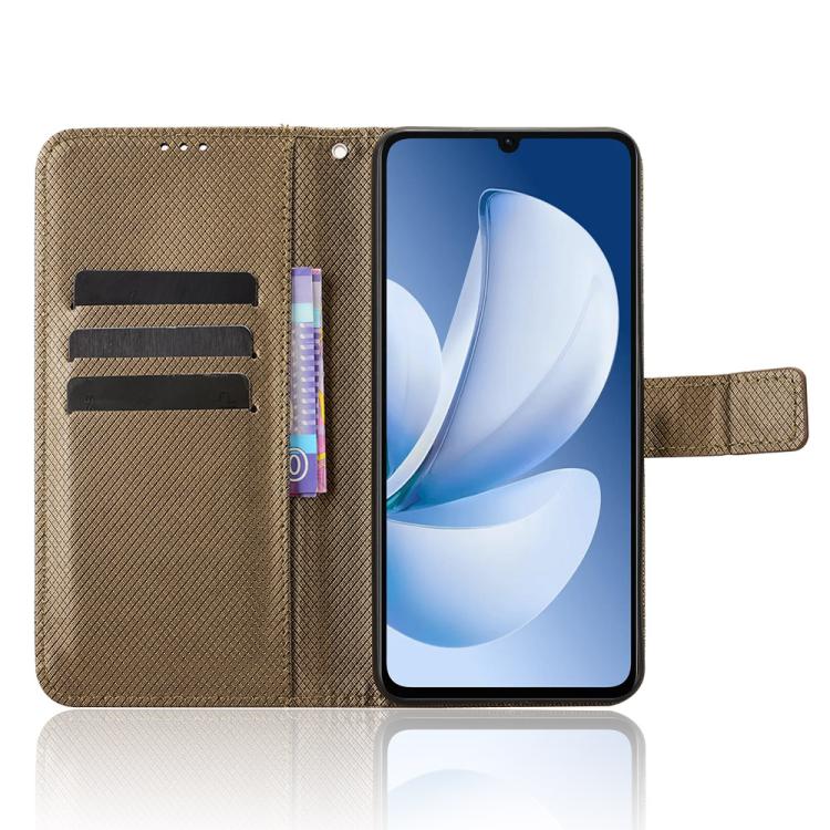 For Realme C71 4G India / Note 70T 4G Diamond Texture Leather Phone Case