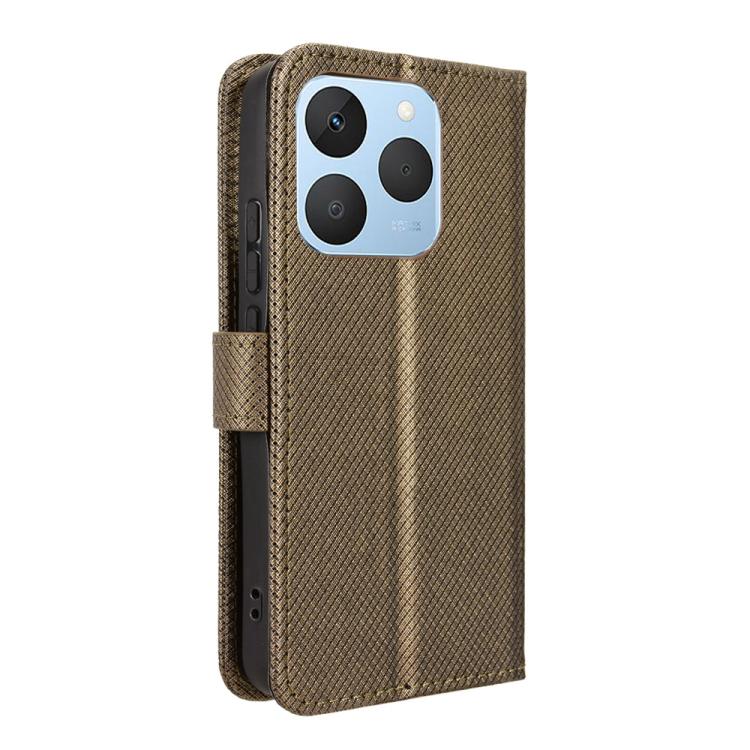For Realme 15T 5G Diamond Texture Leather Phone Case