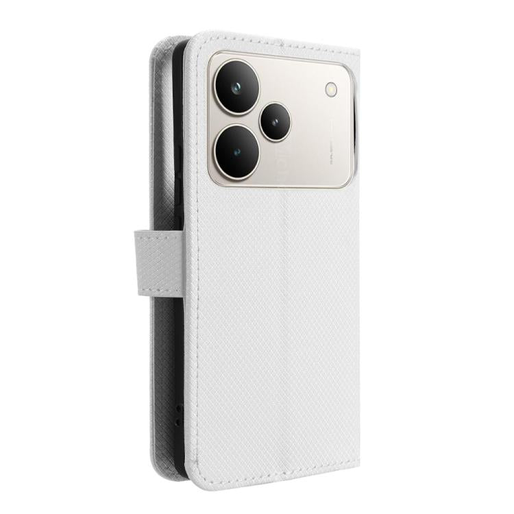 For Realme P4 5G Diamond Texture Leather Phone Case