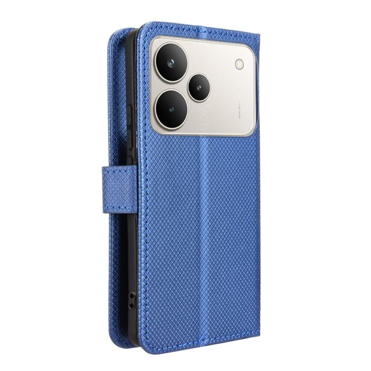 For Realme P4 Pro 5G Diamond Texture Leather Phone Case