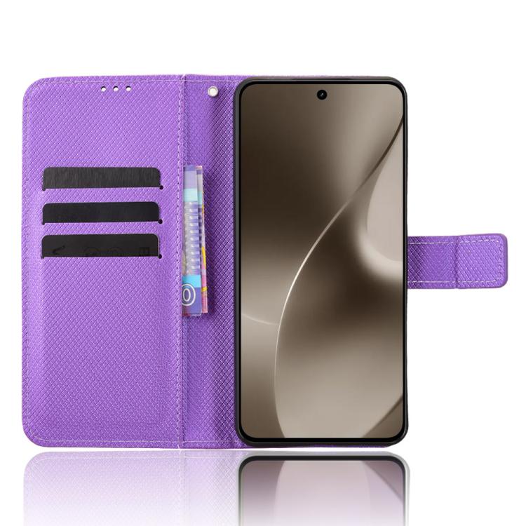 For Realme 15 SEA Diamond Texture Leather Phone Case