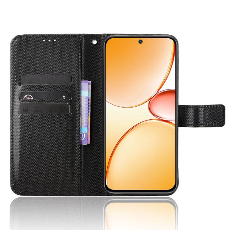 For Realme C85 Pro 4G Diamond Texture Leather Phone Case