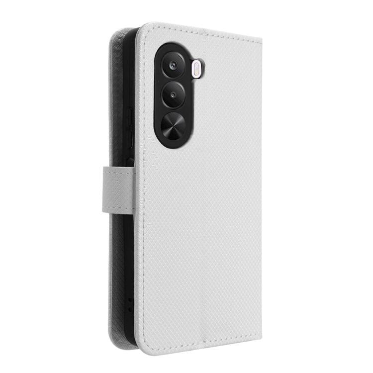 For Realme P4x 5G Diamond Texture Leather Phone Case