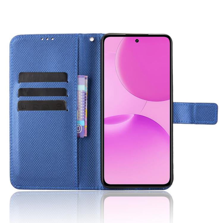 For Realme P4x 5G Diamond Texture Leather Phone Case