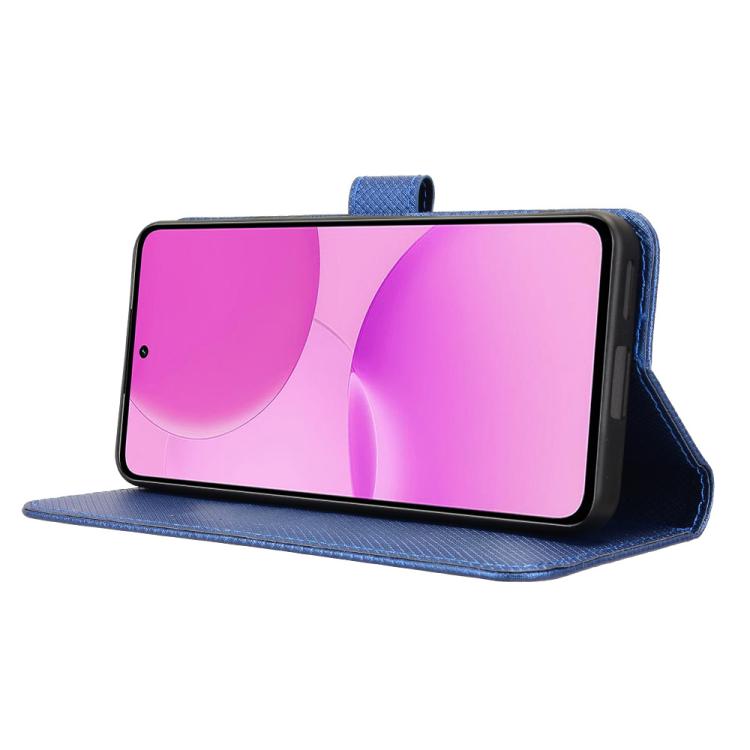 For Realme P4x 5G Diamond Texture Leather Phone Case