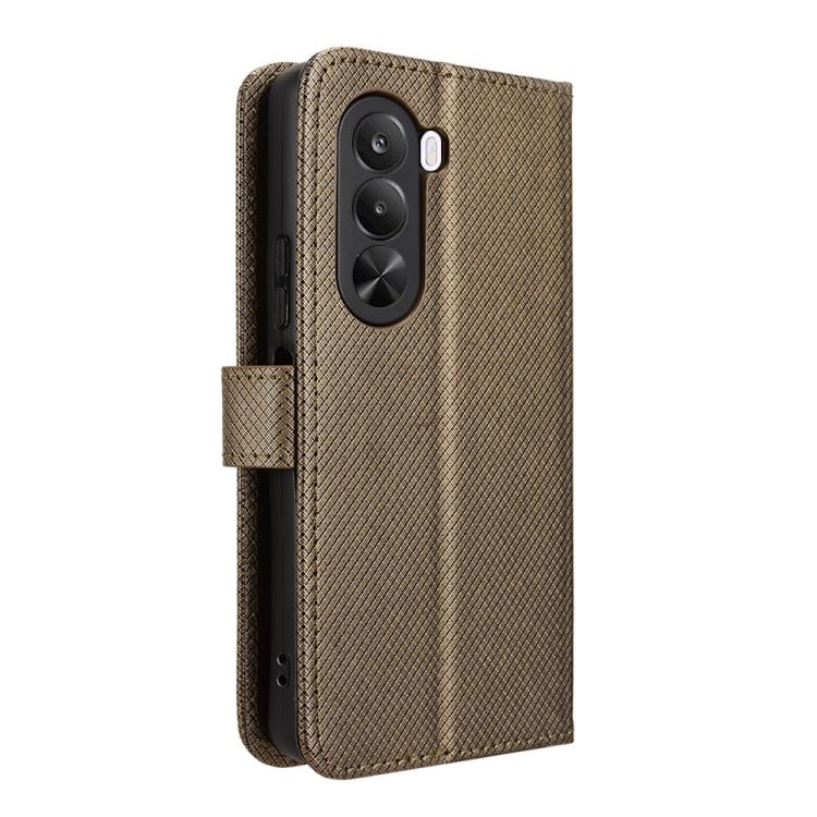 For Realme P4x 5G Diamond Texture Leather Phone Case