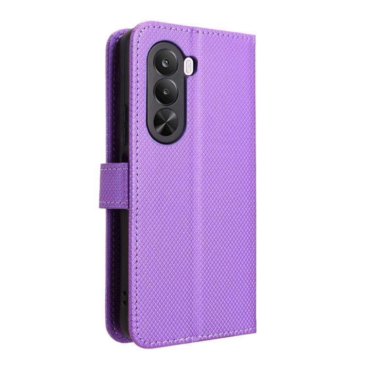 For Realme P4x 5G Diamond Texture Leather Phone Case