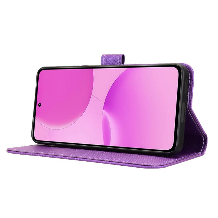 For Realme P4x 5G Diamond Texture Leather Phone Case