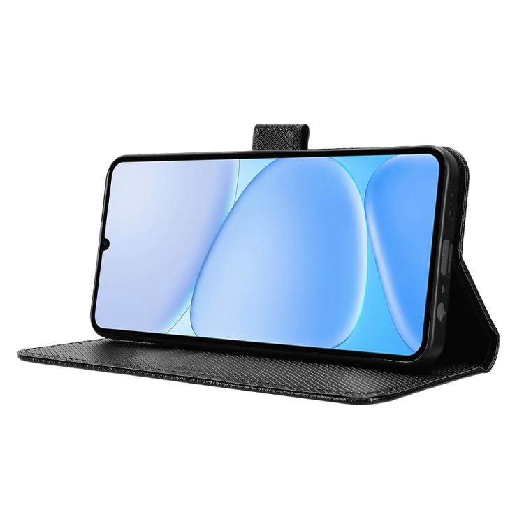 For Realme Note 80 4G Diamond Texture Leather Phone Case