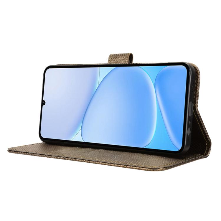 For Realme Note 80 4G Diamond Texture Leather Phone Case