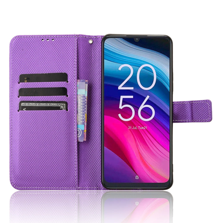 For TCL 50 SE 4G Diamond Texture Leather Phone Case