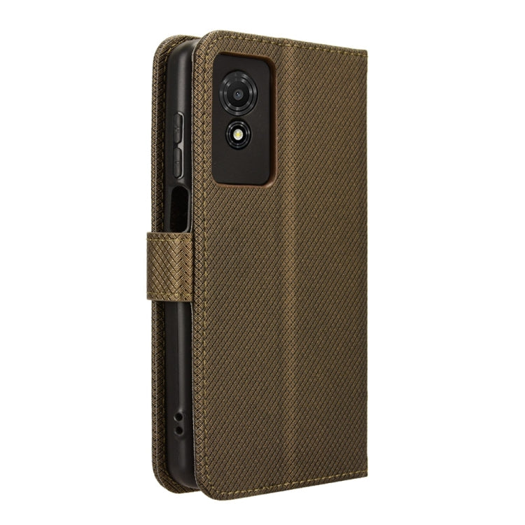 For TCL 501 4G Diamond Texture Leather Phone Case
