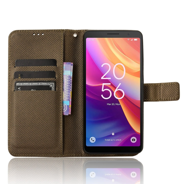 For TCL 501 4G Diamond Texture Leather Phone Case