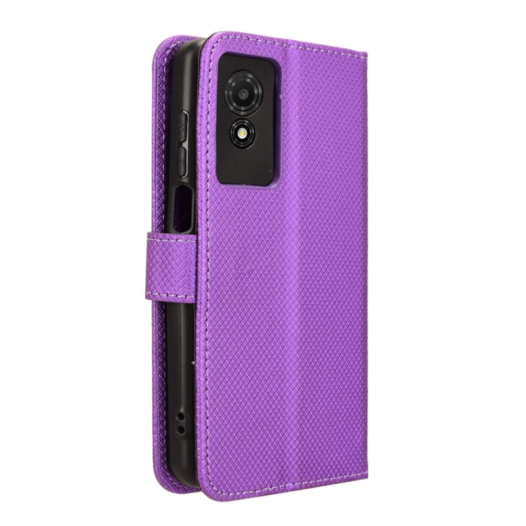 For TCL 501 4G Diamond Texture Leather Phone Case