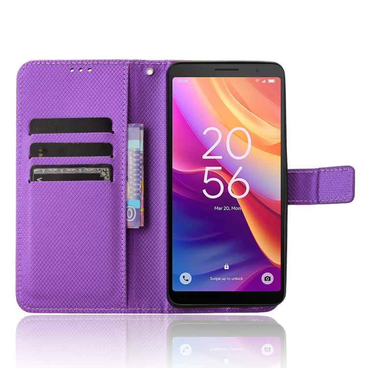 For TCL 501 4G Diamond Texture Leather Phone Case