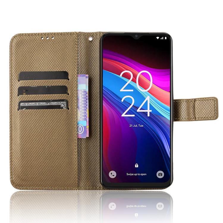 For TCL 503 Diamond Texture Leather Phone Case