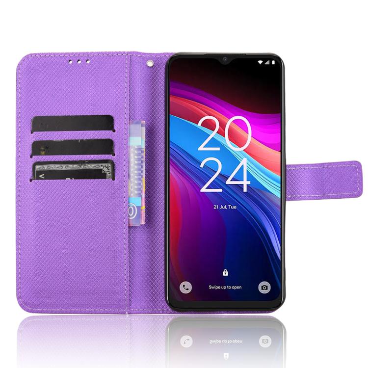 For TCL 503 Diamond Texture Leather Phone Case