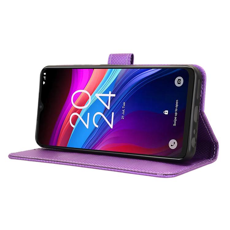 For TCL 503 Diamond Texture Leather Phone Case