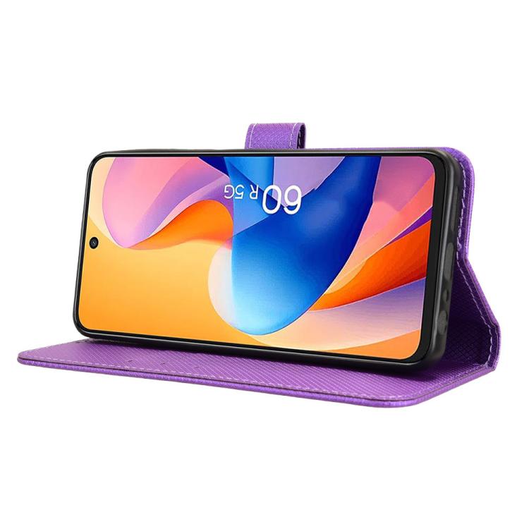 For TCL 60R 5G Diamond Texture Leather Phone Case