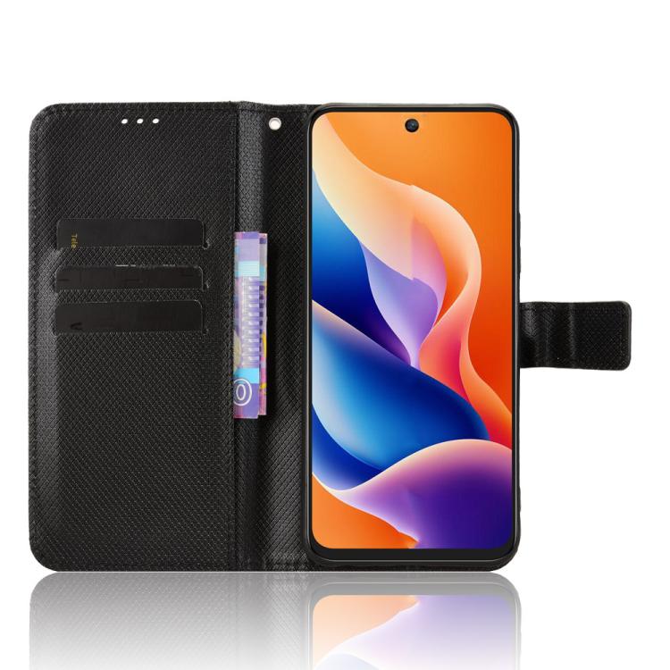 For TCL 605 / 60 SE Diamond Texture Leather Phone Case
