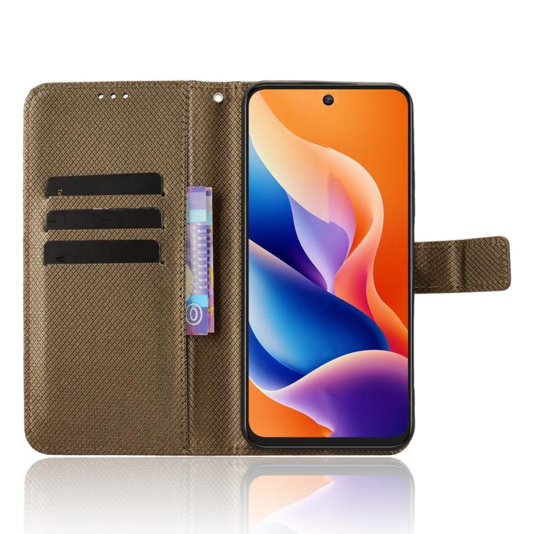 For TCL 605 / 60 SE Diamond Texture Leather Phone Case