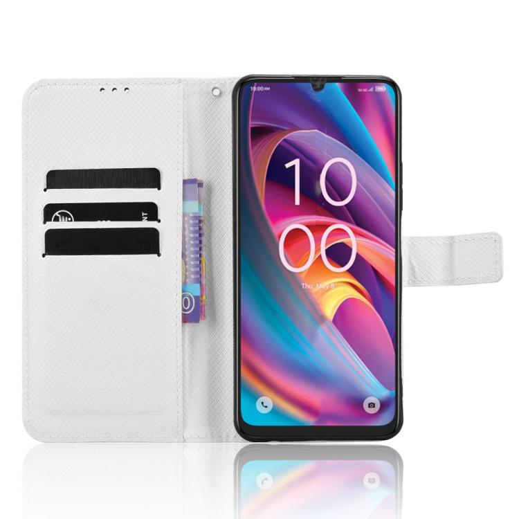 For TCL K32 5G / K33 5G Diamond Texture Leather Phone Case
