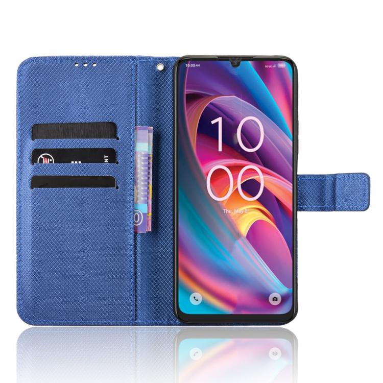 For TCL K32 5G / K33 5G Diamond Texture Leather Phone Case