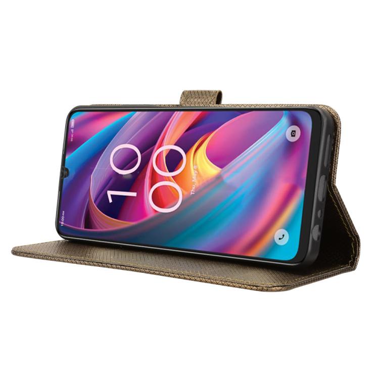 For TCL K32 5G / K33 5G Diamond Texture Leather Phone Case