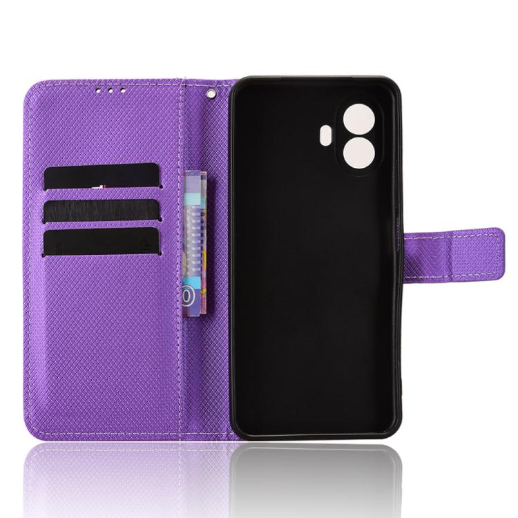 For TCL K70 SE T453D Diamond Texture Leather Phone Case