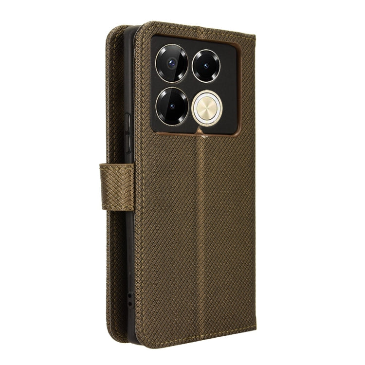 For Infinix Note 40 Pro 5G Diamond Texture Leather Phone Case