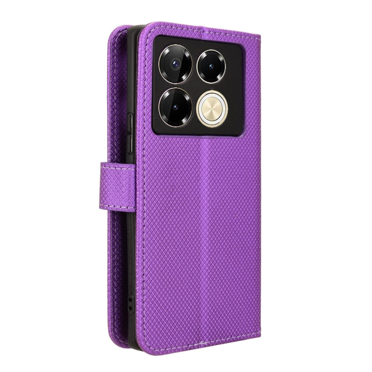 For Infinix Note 40 Pro 5G Diamond Texture Leather Phone Case