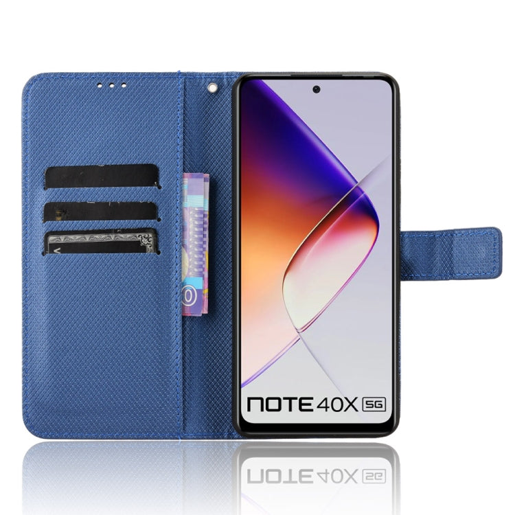 For Infinix Note 40X 5G Diamond Texture Leather Phone Case