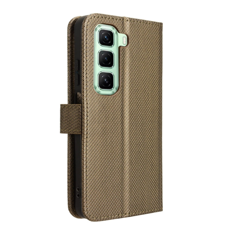 For Infinix Hot 50 4G Diamond Texture Leather Phone Case