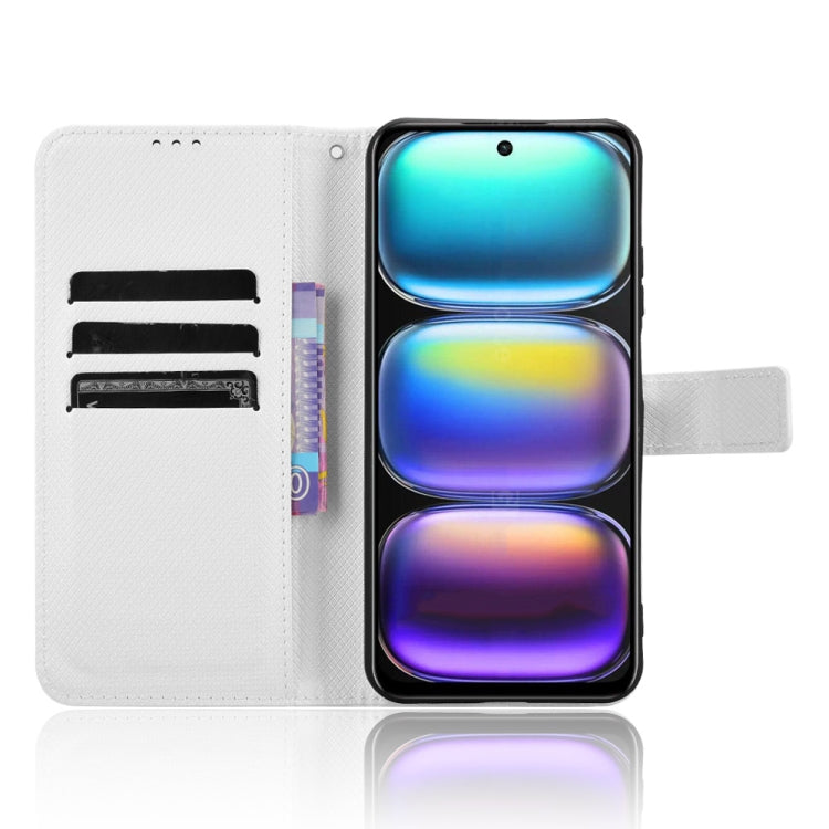 For Infinix Hot 50 5G Diamond Texture Leather Phone Case