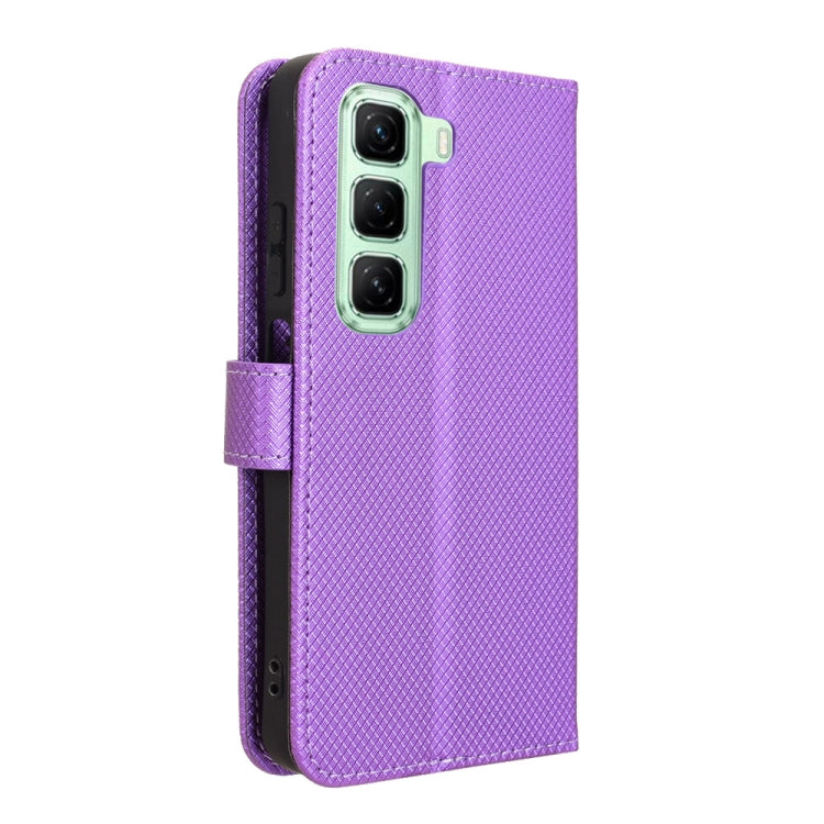 For Infinix Hot 50 5G Diamond Texture Leather Phone Case