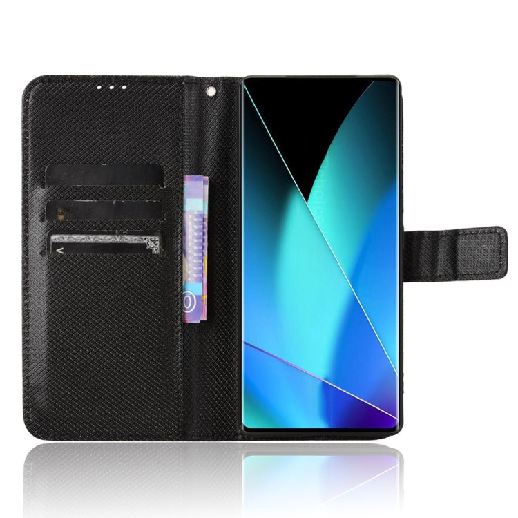 For Infinix Zero 40 4G Diamond Texture Leather Phone Case