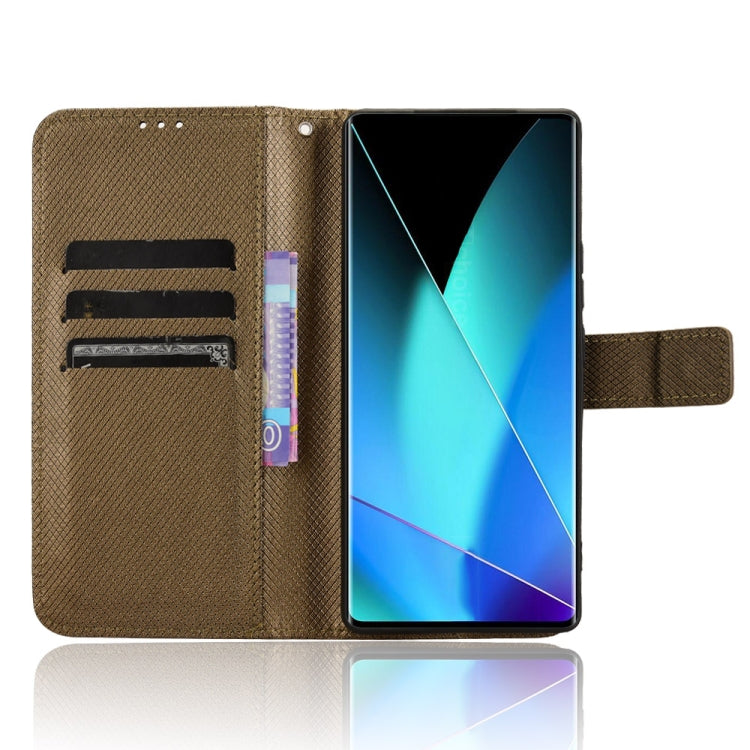 For Infinix Zero 40 4G Diamond Texture Leather Phone Case