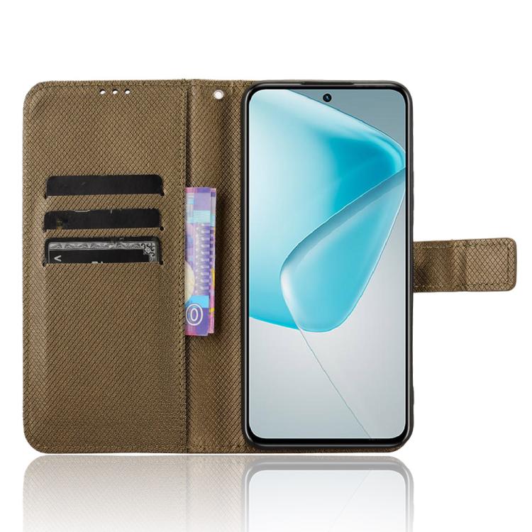 For Infinix Hot 50 Pro+ 4G Diamond Texture Leather Phone Case