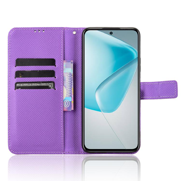 For Infinix Hot 50 Pro+ 4G Diamond Texture Leather Phone Case