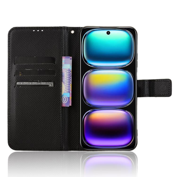 For Infinix Hot 50i 4G / Smart 9 4G Diamond Texture Leather Phone Case