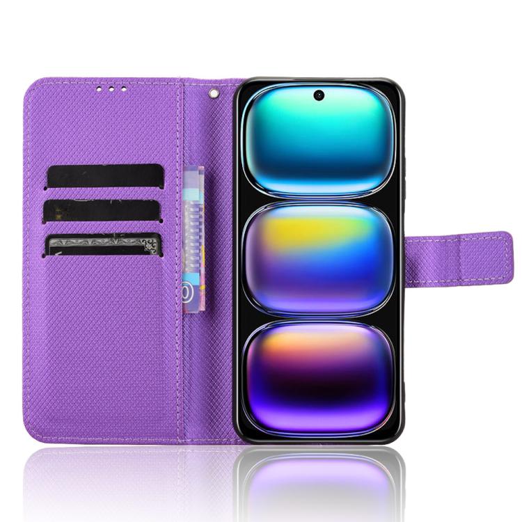 For Infinix Hot 50i 4G / Smart 9 4G Diamond Texture Leather Phone Case