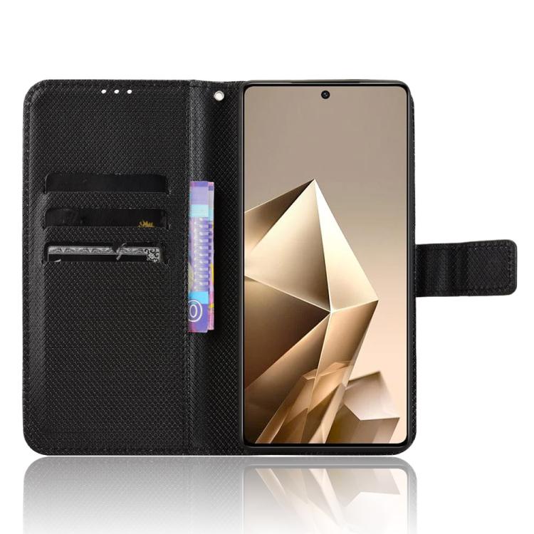 For Infinix Note 50 4G / Note 50 Pro 4G Diamond Texture Leather Phone Case