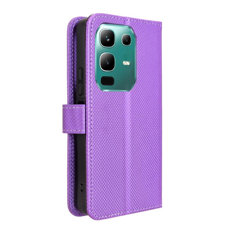 For Infinix Note 50x 5G Diamond Texture Leather Phone Case